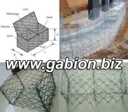 Galfan Coastal Defence Woven Mesh Gabions