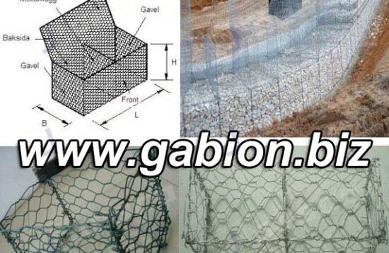 Galfan Coastal Defence Woven Mesh Gabions