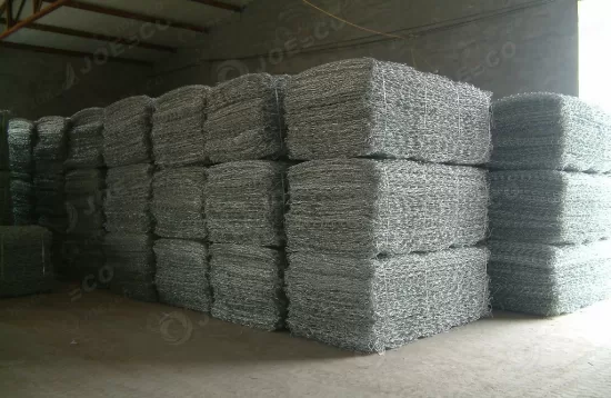 ISO 9001 Certified Galfan-Coated Woven Gabion Baskets