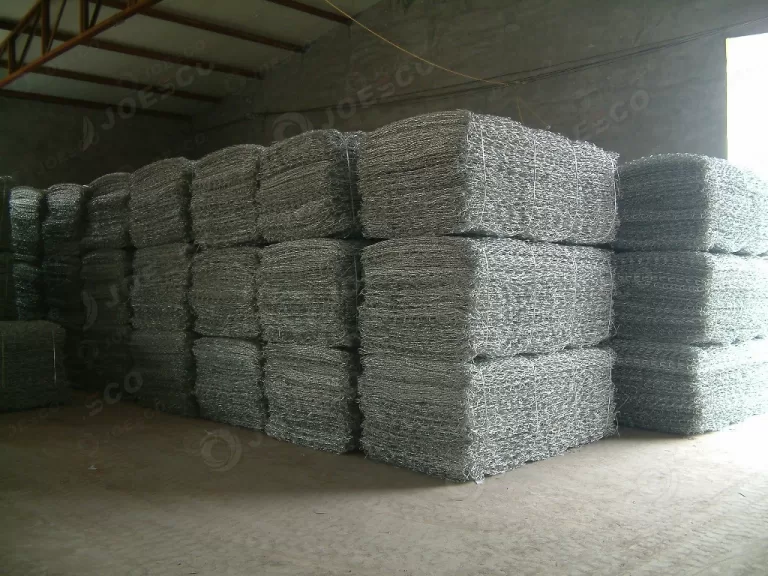 ISO 9001 Certified Galfan-Coated Woven Gabion Baskets