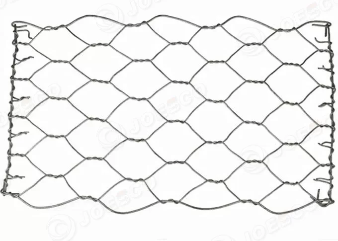 Zinc-Coated Woven Gabion Baskets