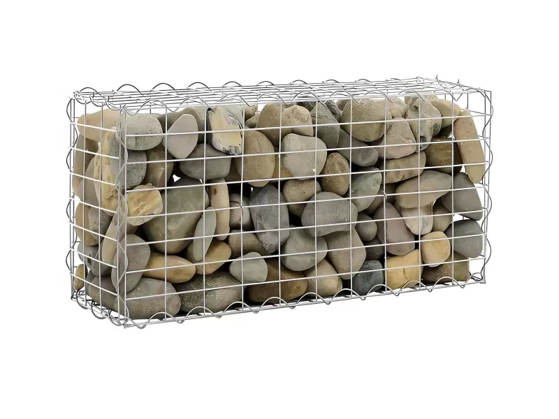 modular gabion stone mailbox