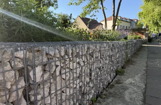 welded gabion retaining wall
