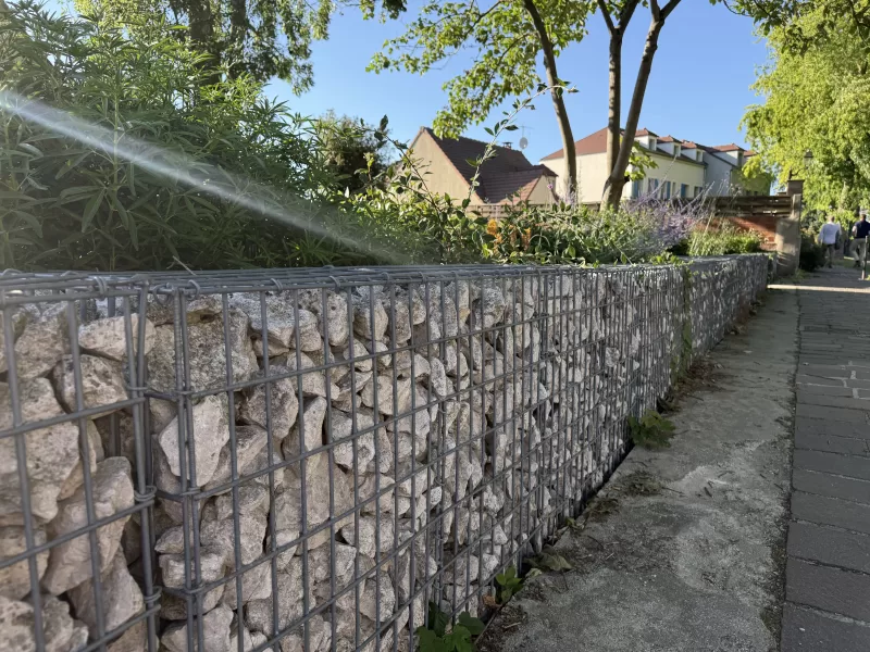 welded gabion retaining wall
