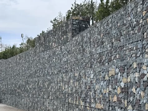 highway gabion wall design