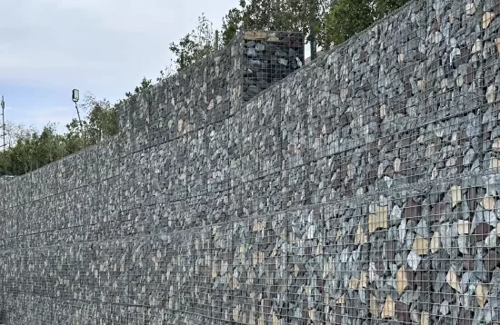 highway gabion wall design